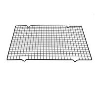 Arythia Grille Barbecue Rectangulaire 40,1 x 24,9 cm, Grille de Cuisson en Métal Durable, Filet de Barbecue Arc Incurvé, Accessoire Barbecue pour Camping et Pique-Nique