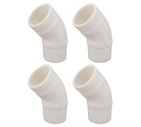 Arythia Lot de 4 Coude 45 Degrés, Pièce de Rechange W70244, Adaptateur Silicone Raccord Tuyau pour Nettoyeur G2 G3 G4, Entretien Piscine