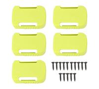 Arythia Lot de 5 Supports Batterie 20V, Fixation Murale Robuste en ABS pour Outil, Dock de Rangement Organisateur, pour Batteries Power Tool WU172 WU388