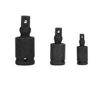 Arythia Set de 3 Adaptateurs de Douille Articulés, Rallonge Cliquet Universel 1/4 3/8 1/2 en Acier CrMo, Cardan pour Douille et Adaptateur pour hoc