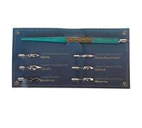 Arythia Stylo Calligraphie Set, Porte-Plume Rétro en Bois avec 6 Plumes Interchangeables, Outil d'Écriture à Encre pour Dessin et Calligraphie, Idéal pour Artistes
