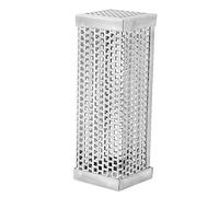 Arythia Tube De Fumage 15 cm Carré, Fumoir pour Barbecue en INOX 304, Tube À Fumée INOX Robuste, Accessoire Barbecue pour Fumoir À Pellets, Idéal pour Fumage À Froid Et À Chaud