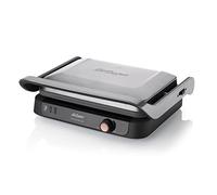 Arzum Tostçu Delux Grill, Presse à Panini et Sandwichmaker, Plaque en Fonte Amovible Antiadhésive en Granit Réversible, Grille Saine, Acier Inoxydable