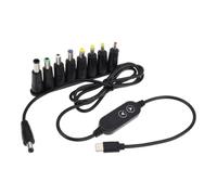 AS Axis Spindleon 1 Ensemble USB-c vers DC Câble Déclencheur pd avec Écran Sortie 5-20v 8 Embouts Compatible avec Routeurs Moniteurs Mini pc