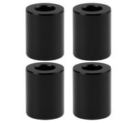 AS Axis Spindleon 4 Entretoises M8 en Aluminium Noir 8,2 Mm X 16 Mm X 20 Mm pour Soupapes Et Culasses