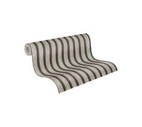 Livingwalls Papier peint intissé PintWalls II - motif lambris imitation bois 0,53x10,05 m gris/noir