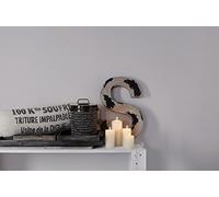 AS Creation Uni Hygge Papier Peint intissé 10.05 m x 0.53 m Gris Fabriqué en Allemagne 298270 2982-70, Blanc Nacré, 10,05m x 0,53m