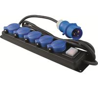 as-Schwabe 38619 as-Schwabe 5-fach Steckdosenleiste mit Schalter 4,5 m schwarz