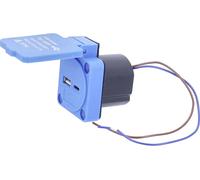 as-Schwabe Prise murale Prise encastrable 2 ports USB USB-A USB-C Camping
