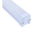 as - Schwabe 46870 Lampe pour pièces humides 24 W, 2700 lumens - IP65 robuste et étanche - 4000 K blanc neutre - Plafonnier avec câble de raccordement 20 cm H05RN-F 2 x 1,0
