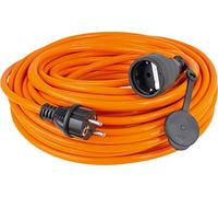 as - Schwabe 59110 Rallonge électrique de chantier Câble orange 10m H07BQF 3G1,5 Extérieur / IP44 (Import Allemagne)