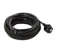 as - Schwabe 6 m câble chauffant anti-gel avec thermostat - 230 V, 50/60 Hz avec fiche de sécurité - 15 W/m - IP44 - noir I 67016