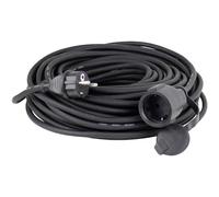 AS SCHWABE Rallonge caoutchouc à contact de protection 20 m, 3x1,5 mm², noir