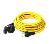 as - Schwabe 60350 Rallonge électrique Câble jaune 5m K35 ATN07 V3V3F 3G1,5 Extérieur / IP44 (Import Allemagne)