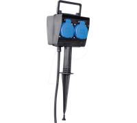 AS-SCHWABE 60680 - Boîtier de raccordement pour piquet de terre double