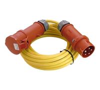 as-Schwabe Rallonge CEE 10m 400V 16A Inverseur de phase 5G1,5 jaune IP44