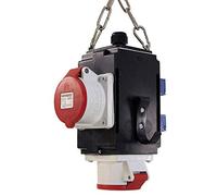 as - Schwabe 60735 Cube de courant électrique III pour chantiers, protection IP 44