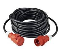 AS Schwabe 61027 alimentation Rallonge 32 A noir 10.00 m H07RN-F 5G 4 mm²