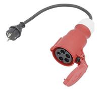 AS Schwabe 61371 alimentation Câble adaptateur 16 A noir 0.3 m H07RN-F 3G 2,5 mm²
