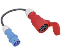 AS Schwabe 61374 alimentation Câble adaptateur 16 A noir 0.3 m H07RN-F 3G 2,5 mm²