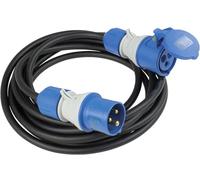 AS Schwabe 61401 alimentation Rallonge 16 A noir, bleu 5 m H07RN-F 3G 2,5 mm²