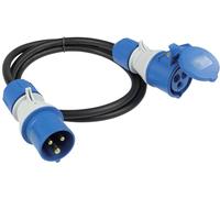 AS Schwabe 61402 alimentation Rallonge 16 A noir, bleu 1.5 m H07RN-F 3G 2,5 mm²