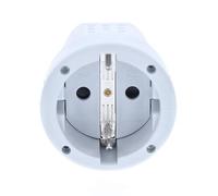 AS Schwabe 62223 Fiche électrique femelle avec terre PVC 230 V gris IP20