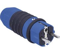 AS Schwabe 62300 Fiche électrique mâle avec terre 230 V noir, bleu IP54