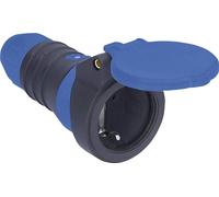 AS Schwabe 62310 Fiche électrique femelle avec terre 230 V noir, bleu IP54
