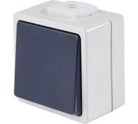 AS Schwabe 62452 Bouton-poussoir IP54 gris