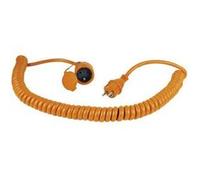 AS Schwabe Câble d'alimentation Rallonge 70413 Orange 5 m Prise Type F