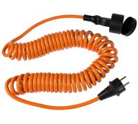 as-Schwabe 70413 Stromkabel Orange 5 m Netzstecker Typ F (70413)