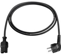 AS Schwabe Cordon d'alimentation 70873 – H05RR-F 3G 1,0 2 m 120°C noir IP20