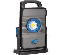 as - Schwabe Acculine 46355 Projecteur multifonction avec adaptateur pour une utilisation avec batteries 14,4 V ou 18 V, boîtier robuste en aluminium avec bordure en silicone, résistance aux chocs
