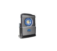 as-Schwabe Acculine, 46458 Projecteur LED 80 W, 11000 lumens, avec kit d'adaptateurs pour batteries de différents fabricants (14,4 V/18 V), rotatif à 360°, 6 niveaux d'éclairage, sortie USB