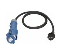 as - Schwabe Adapter câble 1,5m CEE prise femelle + prise mâle Schuko Quantité:1