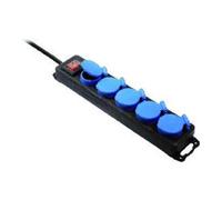 as - Schwabe as-Schwabe Bloc multiprises professionnel 5 prises, bleu Quantité:1