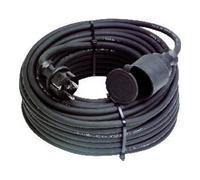 AS Schwabe Rallonge en caoutchouc 60371 H07RN-F 3G1,5 IP44 230 V / 16 A Noir 10 m