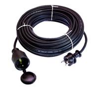 AS Schwabe Rallonge en caoutchouc H05RR-F 3G1,5 25 m IP44 Noir