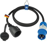 AS Schwabe Câble adaptateur CEE 61408 – 16 A 3 pôles 230 V – 1 pièce