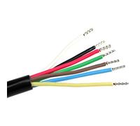 as - Schwabe Câble automobile 7x1 - Connexion 12 V pour le camping et la caravane - Câble adaptateur 10 m - 7 pôles - Made in EU - Noir I 78190