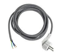 as - Schwabe Câble de connexion au fer, 3m H07RT-F 3G1.0, / | IP20 utilisation intérieure - noir - blanc I 87202