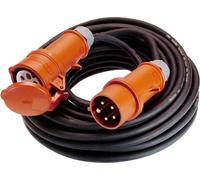 as-Schwabe Câble de rallonge CEE extérieur 25m 400V 32A Câble courant fort IP44