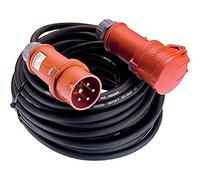 as - Schwabe Câble Rallonge CEE - 400V / 32A, 10 m H07RN-F 5G4 - Fiche avec Inverseur de Phases - Noir - IP44 - Industries, Chantiers | 60549