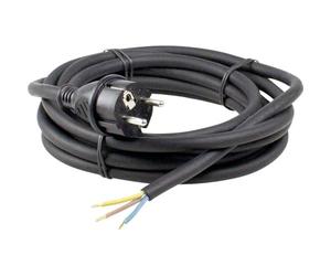 as - Schwabe Cordon de Raccordement en Caoutchouc Câble H07RNF 3G1,5 de 10 m avec Fiche Mâle Câbles avec Embouts Extérieur IP44 Chantiers, Outdoor Noir I 70910