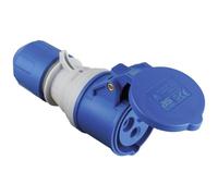 AS Schwabe Coupleur CEE Powerlight 61487 Femelle 16 A 3 pôles 230 V IP44 Bleu