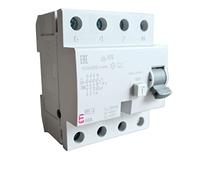 as - Schwabe ETI Disjoncteur différentiel FI 4 broches 40 A 30 mA Type A sensible au courant pulsé instantané pour montage sur rail DIN IP20 62500 Blanc