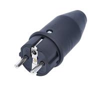 AS Schwabe Fiche en caoutchouc 230 V 10/16 A – 1 pièce