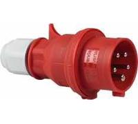 as - Schwabe mennekes phenwenderstecker à VisserNorme CEE 400 v/16 a, Rouge, 61460