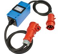 as - Schwabe MIXO Compteur d'électricité/Compteur intermédiaire - Compteur d'électricité MID pour réduction EEG Courant fort 400V Fiche et prise CEE 5 pôles IP44 Fabriqué en Allemagne 61746